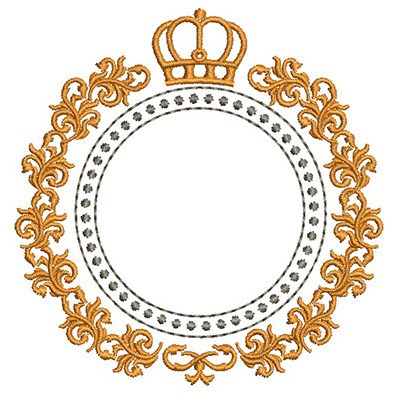Matriz de matriz Matriz De Bordado Moldura Provençal 76